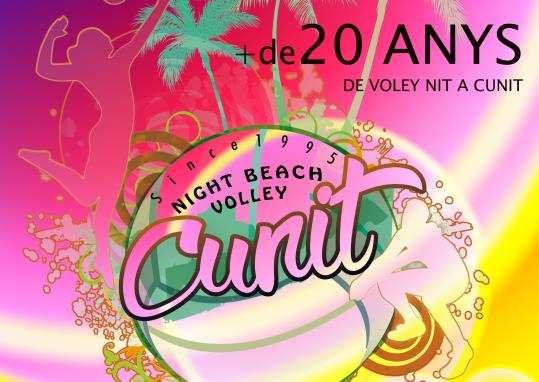 Vòlei Nit Cunit 2016. Eix