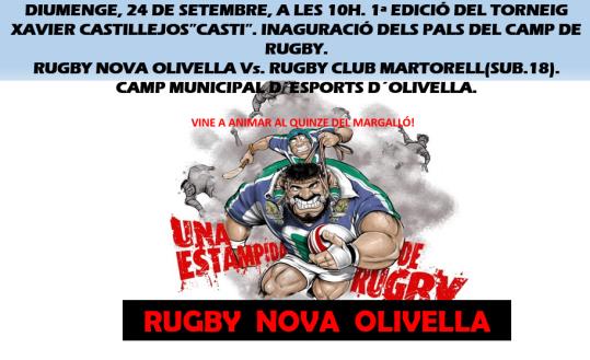 1a edició del torneig de rugbi ‘Xavier Castillejos’. Eix