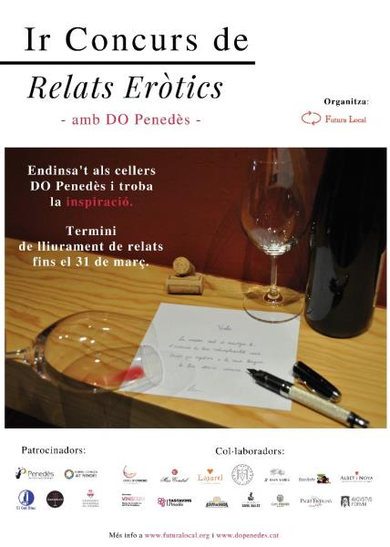 1er Concurs de Relats Eròtics DO Penedès 2017. EIX