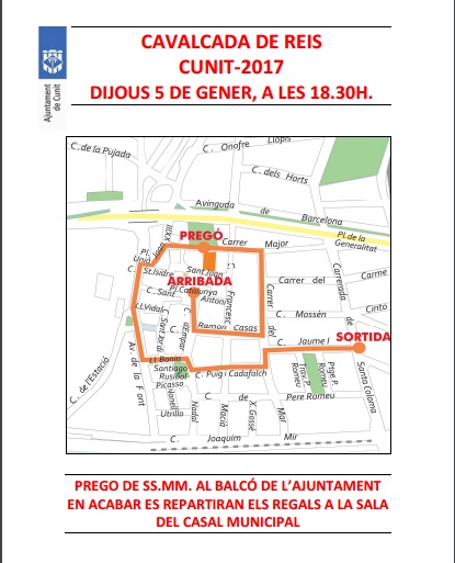 Cavalcada de Reis a Cunit