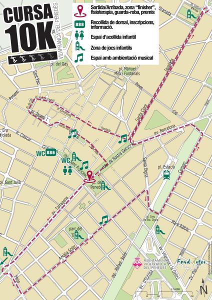 Setena edició de la cursa 10K de Vilafranca