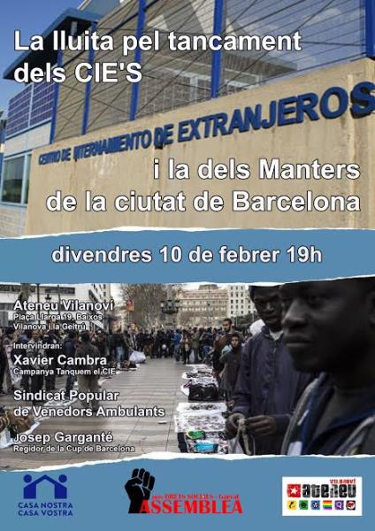 La lluita pel tancament dels CIE's