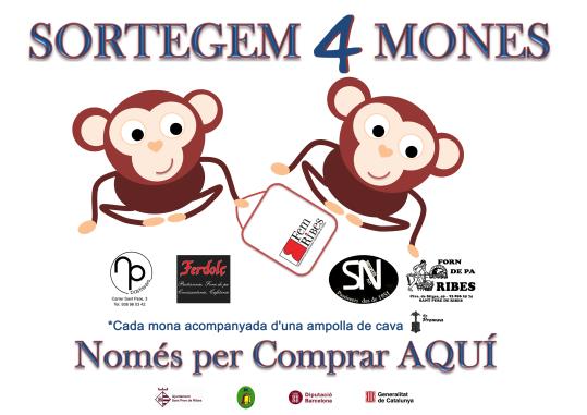 Sorteig de quatre mones, de Fem Ribes