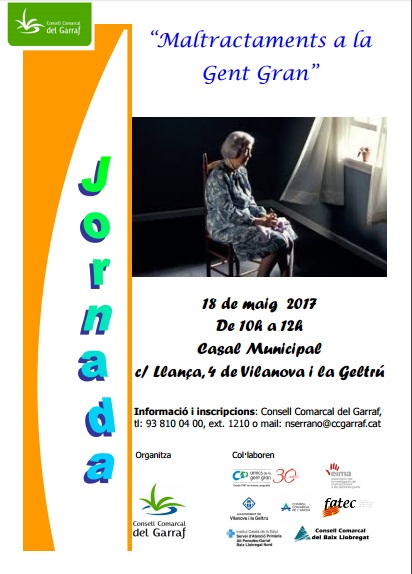 Jornada sobre maltractaments a la gent gran al Garraf