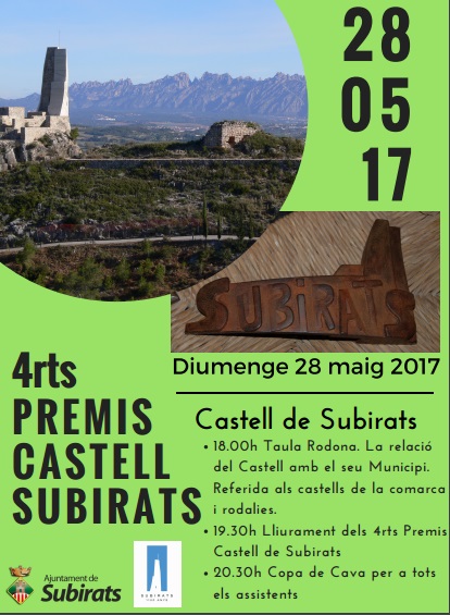 4rts Premis Castell de Subirats