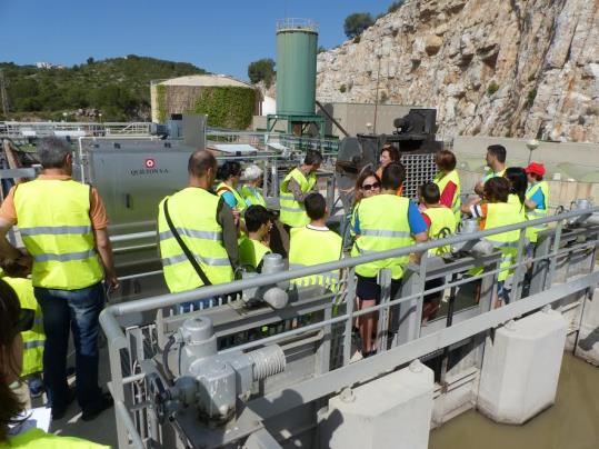 Visita a la depuradora de Vilafranca