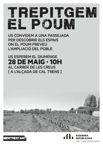 Passejada per descobrir els espais on el POUM de Sant Cugat