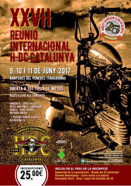 XXVII Trobada Internacional de Harley Davidson Club Catalunya