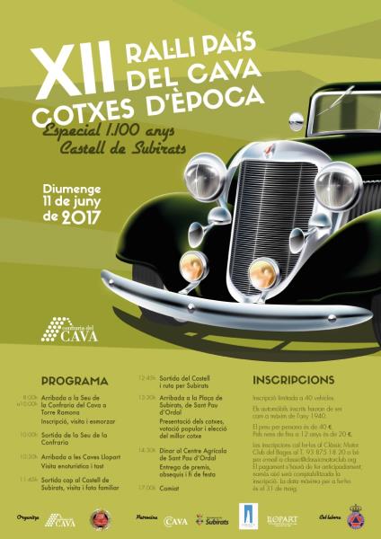 12è Ral·li de Cotxes d’Època País del Cava