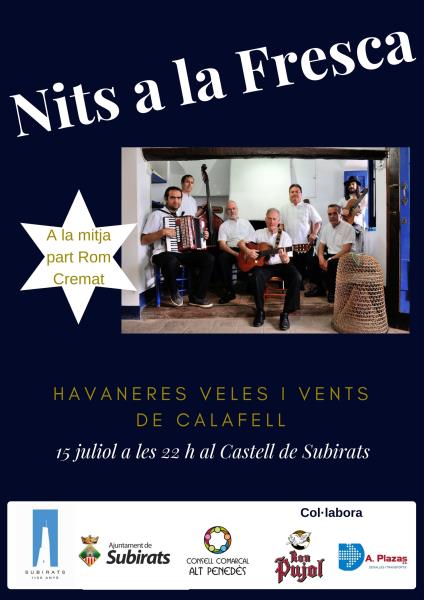 Concert d’havaneres als peus del Castell de Subirats