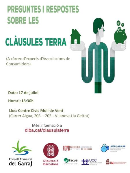 Xerrada sobre clàusules terra al Garraf