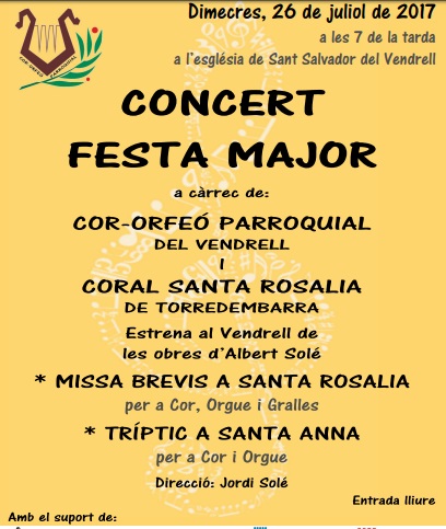 Concert del Cor Orfeó del Vendrell