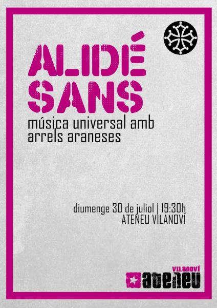 Concert amb Alidé Sans