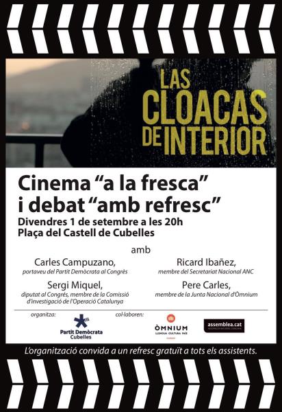 Cinema a la fresca i debat amb refresc