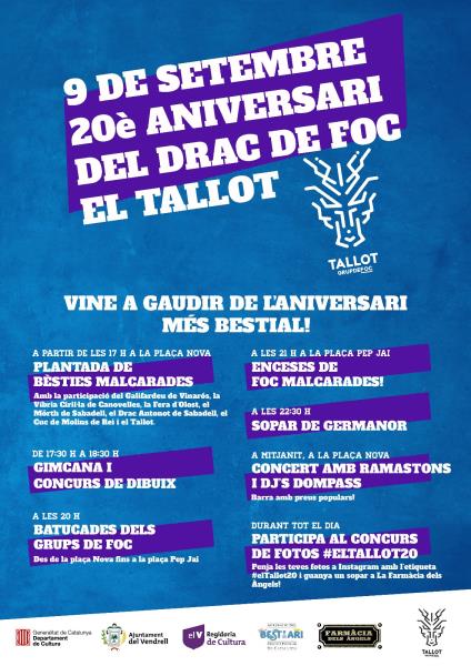20è aniversari Drac de Foc el Tallot