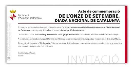 Onze de setembre a Avinyonet del Penedès