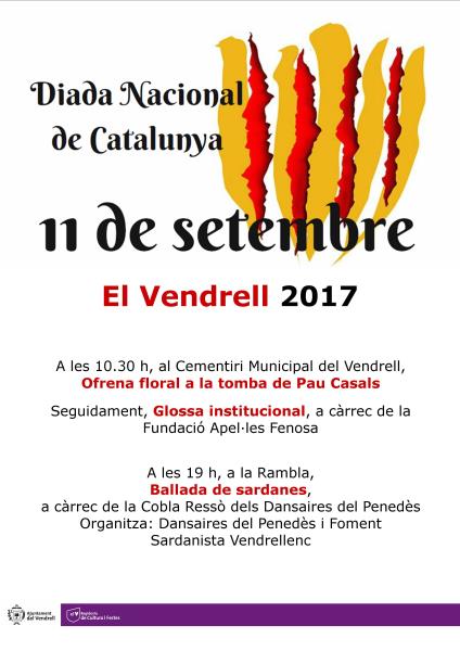 Diada de l'11 de Setembre al Vendrell