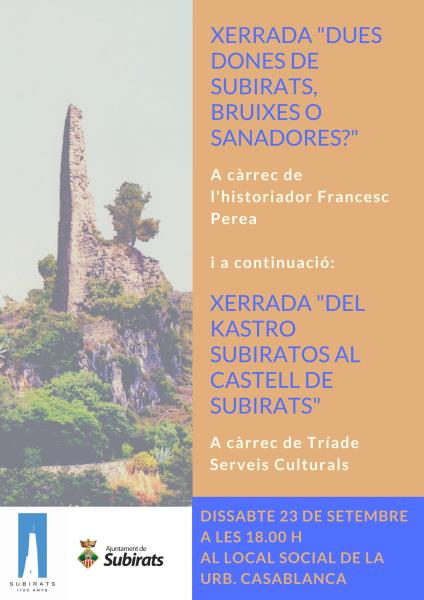 Cicle de xerrades a Subirats