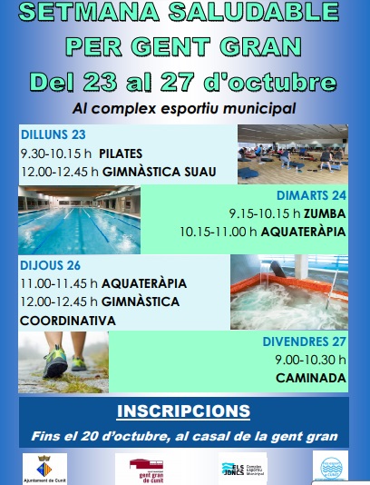 Setmana saludable per gent gran de Cunit