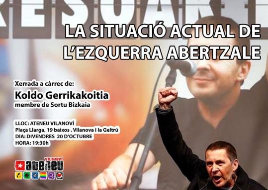 Xerrada a càrrec de Koldo Gerrikakoitia