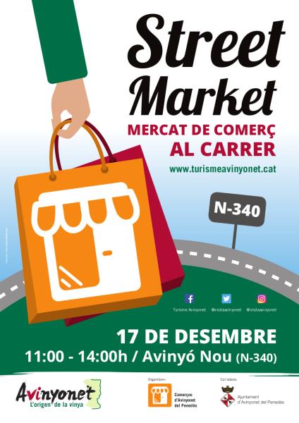 Mercat de comerç al carrer