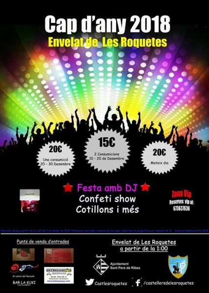Festa de cap d’any a les Roquetes