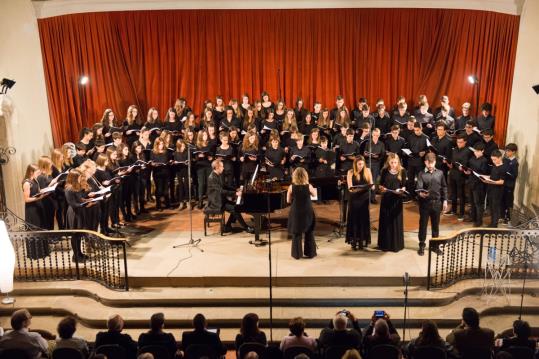 Alumnes de cant coral i de percussió del Conservatori de Música de Cervera, protagonistes del proper concert al Vendrell. EIX