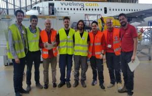 Alumnes de l’Escola d’Aeronàutica de Vilanova comencen pràctiques a Iberia. Ajuntament de Vilanova