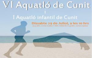 Aquatló de Cunit. Eix