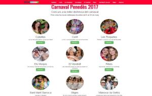 Arrenca el concurs de la millor disfressa del carnaval del Penedès 2017. EIX