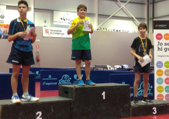 Biel Garrote campió infantil escolar de Catalunya. Eix