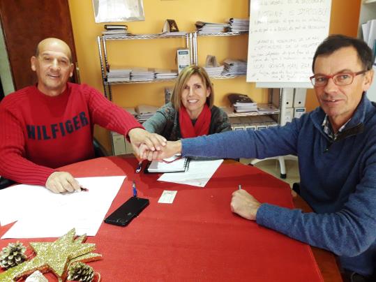 Canyelles signa el contracte de redacció del projecte del nou pavelló poliesportiu. Ajuntament de Canyelles