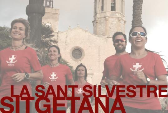 Cartell de Sant Silvestre Sitgetana 2017. Eix