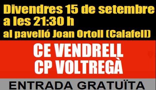 CE Vendrell - CP Voltregà. Eix