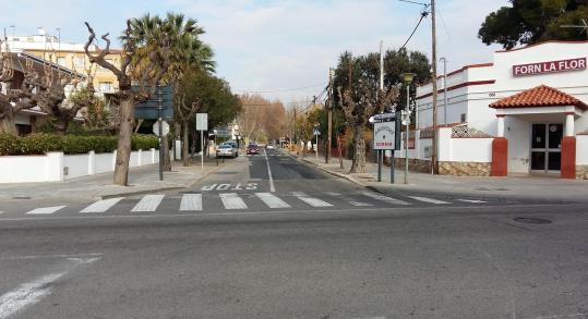 Comencen les obres de condicionament de la travessera urbana d’accés a Sant Salvador, al Vendrell. Diputació de Tarragona