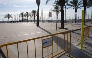 Comencen les obres d'urbanització a la plaça del Port de Vilanova