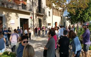 Concentració a Ribes contra l'empressonament dels líders d'Òmnium Cultural i l'Assemblea Nacional Catalana