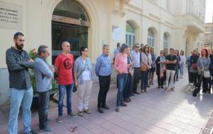 Concentració a Sant Sadurní contra l'empressonament dels líders d'Òmnium Cultural i l'Assemblea Nacional Catalana