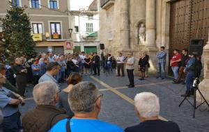 Concentració al Vendrell contra l'empressonament dels líders d'Òmnium Cultural i l'Assemblea Nacional Catalana