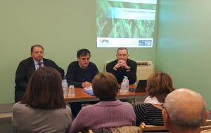 Conferència sobre la sanitat i el futur de l'hospital de Sant Camil a Sant Pere de Ribes. Laura Fuertes