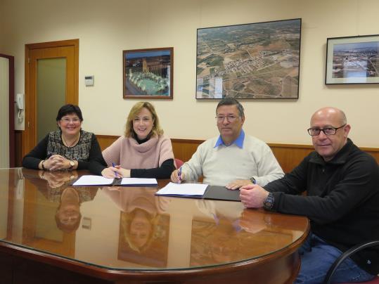 Conveni amb l'Associació de Voluntaris de Protecció Civil de Santa Margarida i els Monjos. EIX