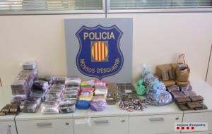 Detinguts set homes de dos grups criminals dedicats al tràfic de drogues al Baix Penedès