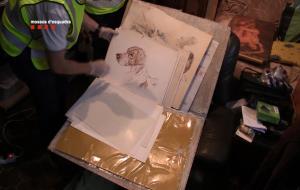 Dos detinguts acusats de vendre obres d'art robades en habitatges de Catalunya i França