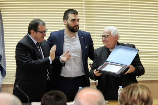 El bisbe Francesc Pardo, nomenat fill predilecte de Torrelles de Foix. Ajuntament de Torrelles