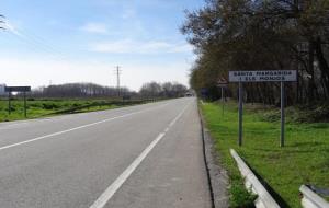 El carril-bici entre Vilafranca i Els Monjos està pendent de la definició del seu traçat definitiu. Ramon Filella