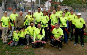 El Club Arquers Olivella a Puigverd de Lleida. Eix