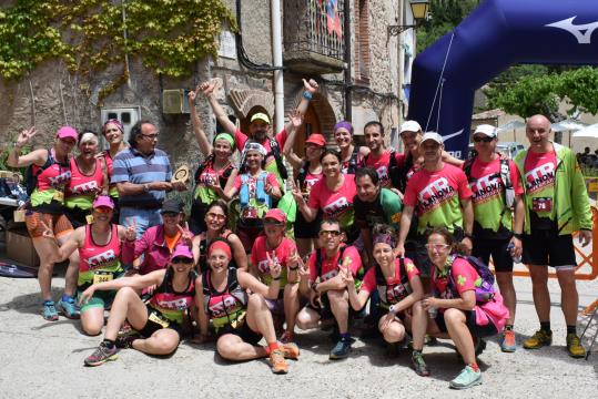 El club vilanoví Running Xterra Run a la Trail d’Arbolí. Eix