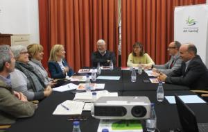 El Consell d’Alcaldies del Garraf es reuneix amb Martí Pujol, vicepresident tercer de la Diputació de Barcelona. CC Garraf