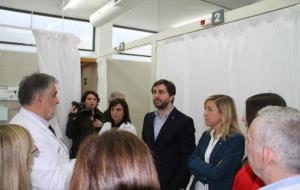 El conseller de Salut es reuneix amb la Plataforma per la Sanitat Pública del Garraf. Ajuntament de Vilanova
