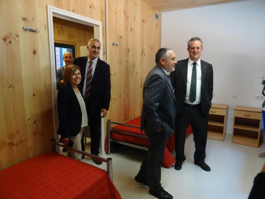 El conseller d'Interior, Joaquim Forn, inaugura la rehabilitació del Parc de Bombers de Vilafranca. Ramon Filella